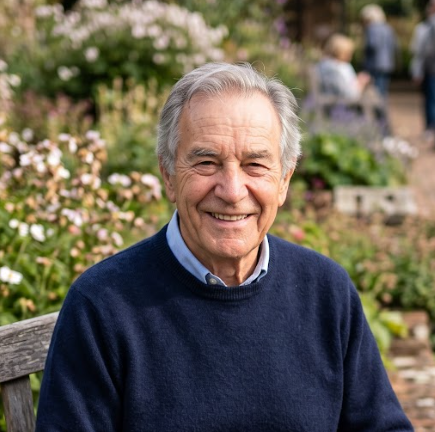 Older man enjoying an active outdoor lifestyle